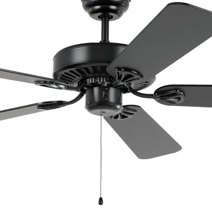 52" Waikiki AC Ceiling Fan- Black Matt