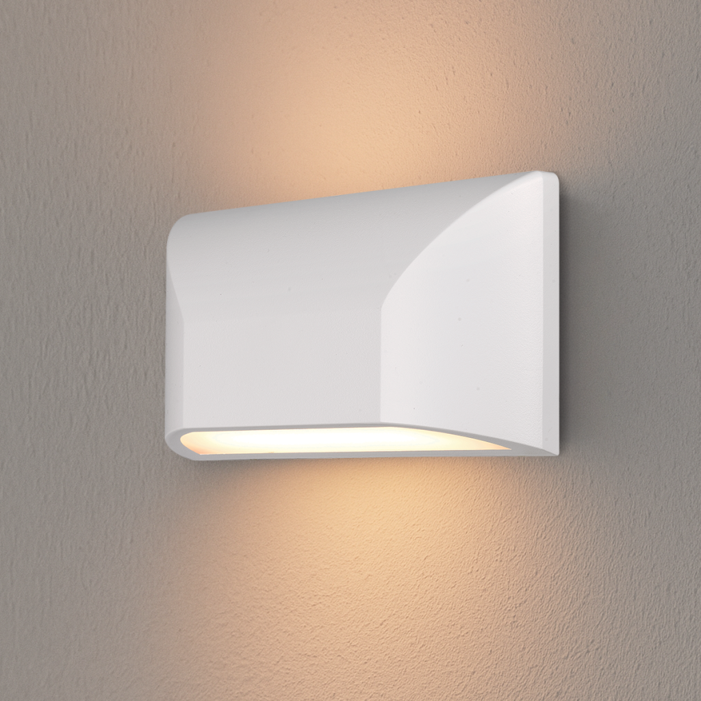 BLOC Exterior LED Wall Light - White
