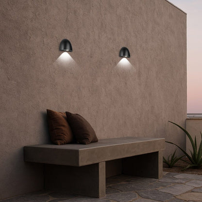 JORA 24V Exterior LED Step Wall Light - Black