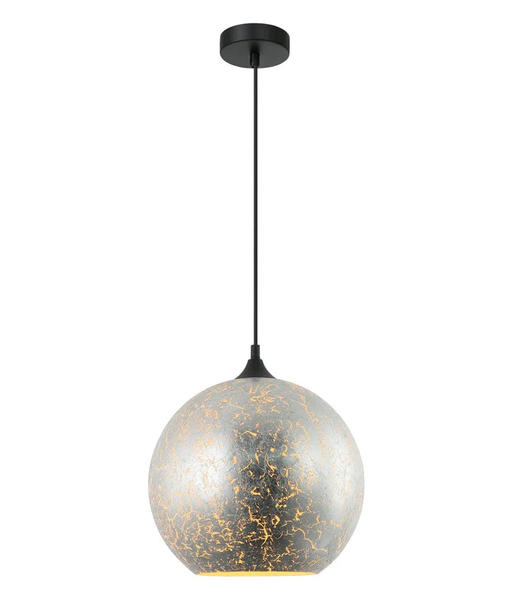 ROCHE: Interior Wine Glass Shape Chrome Glass Pendant Light