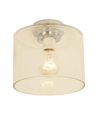 D.I.Y. Batten Fix Ceiling Lights - Oblong Shape Fixtures (Clear Glass & Chrome Batten)