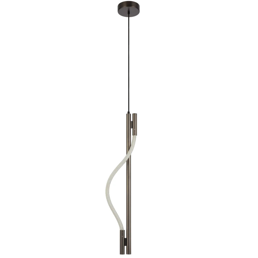 TAFT 75CM LED Pendant Light - Gun Metal