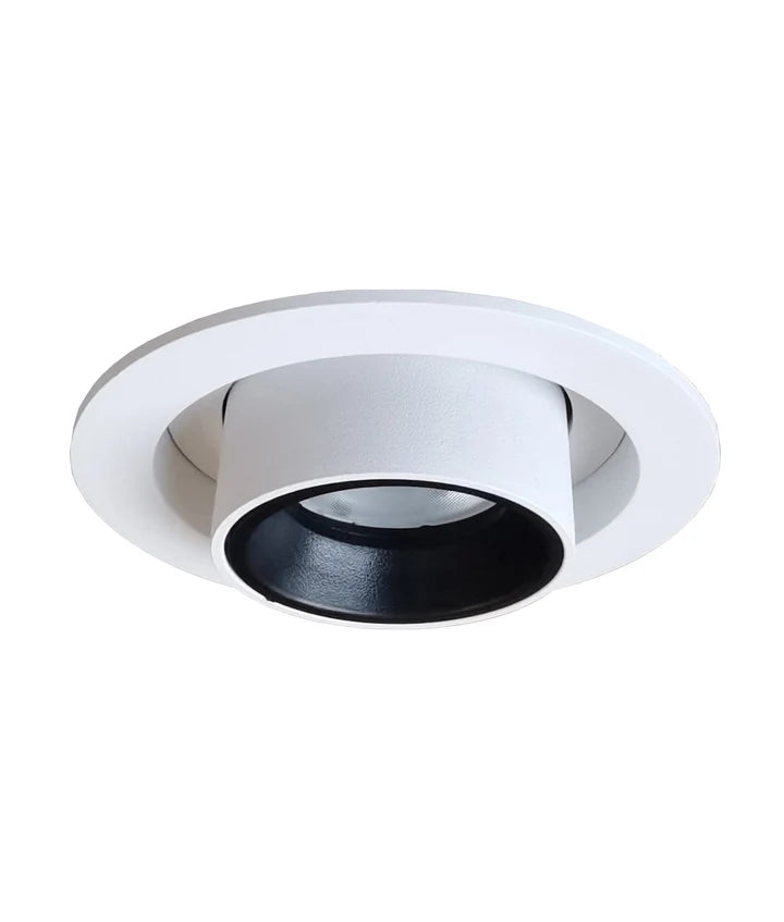 TELE: LED Recessed Spot Downlight Retractable Dimmable Tri-CCT IP20 - With 90mm Convertible Plate (Copy)