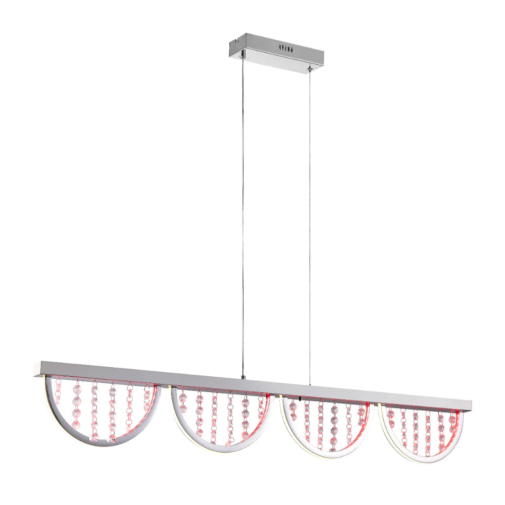 LUXIA 120CM Pendant Light - Chrome