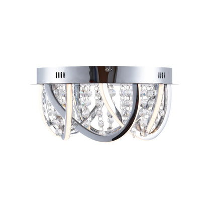 LUXIA 38CM Pendant Light Round - Chrome