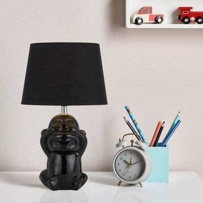 MISARU Ceramic Table Lamp - Black