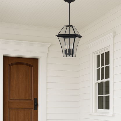 RYE 27CM Pendant Light Solid Brass Large - Black