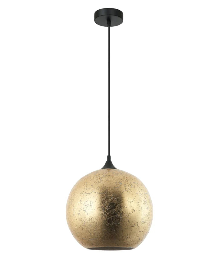 ROCHE: Interior Wine Glass Shape Matte Gold Glass Pendant Light