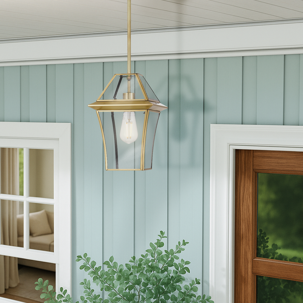 RYE 20CM Pendant Light Solid Brass Small – Brass