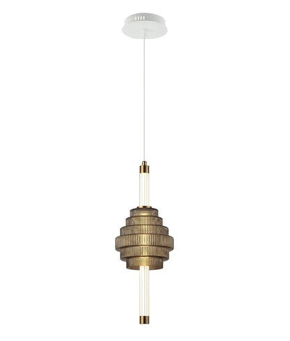 WAND: Interior LED Tri-CCT Spinning Top Pendant Lights IP20 - Coffee