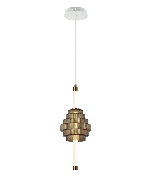 WAND: Interior LED Tri-CCT Spinning Top Pendant Lights IP20 - Coffee