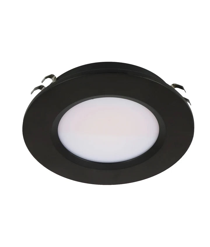 Surface Mounted or Recessed Option Cabinet Underbench LED Tri-CCT Utility Light - Black