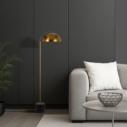 ORTEZ Floor Lamp - Black/Antique Gold