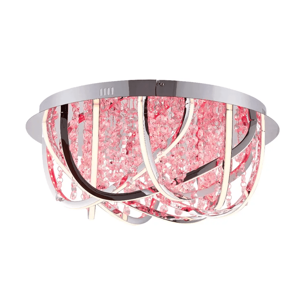 LUXIA 55CM Pendant Light Round - Chrome