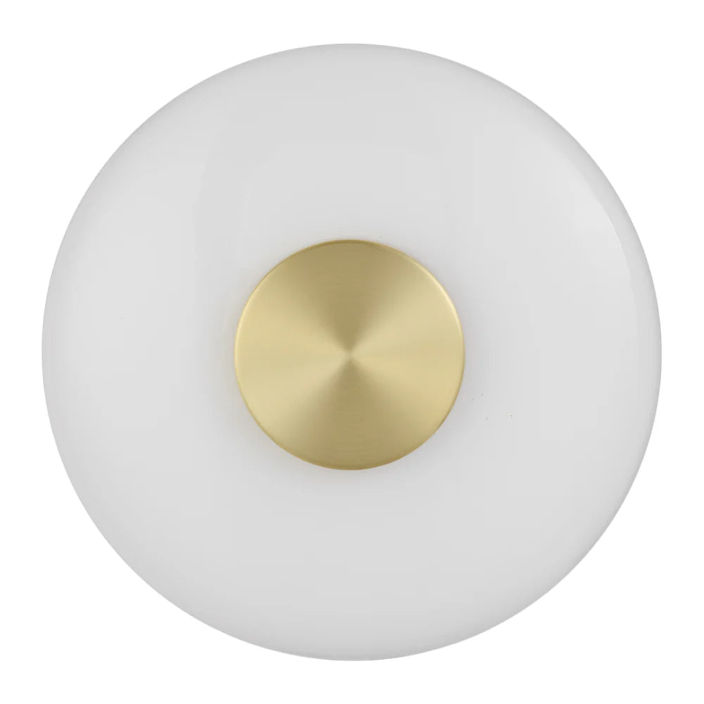 AMITY LED Wall Light - Brass Matt/Opal