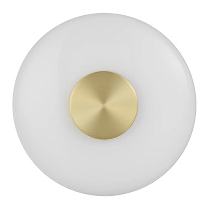 AMITY LED Wall Light - Brass Matt/Opal