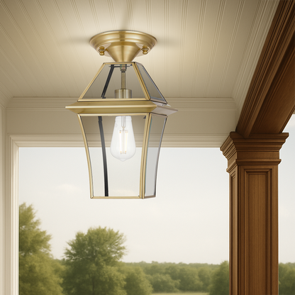 RYE 20CM Pendant Light Solid Brass Small – Brass
