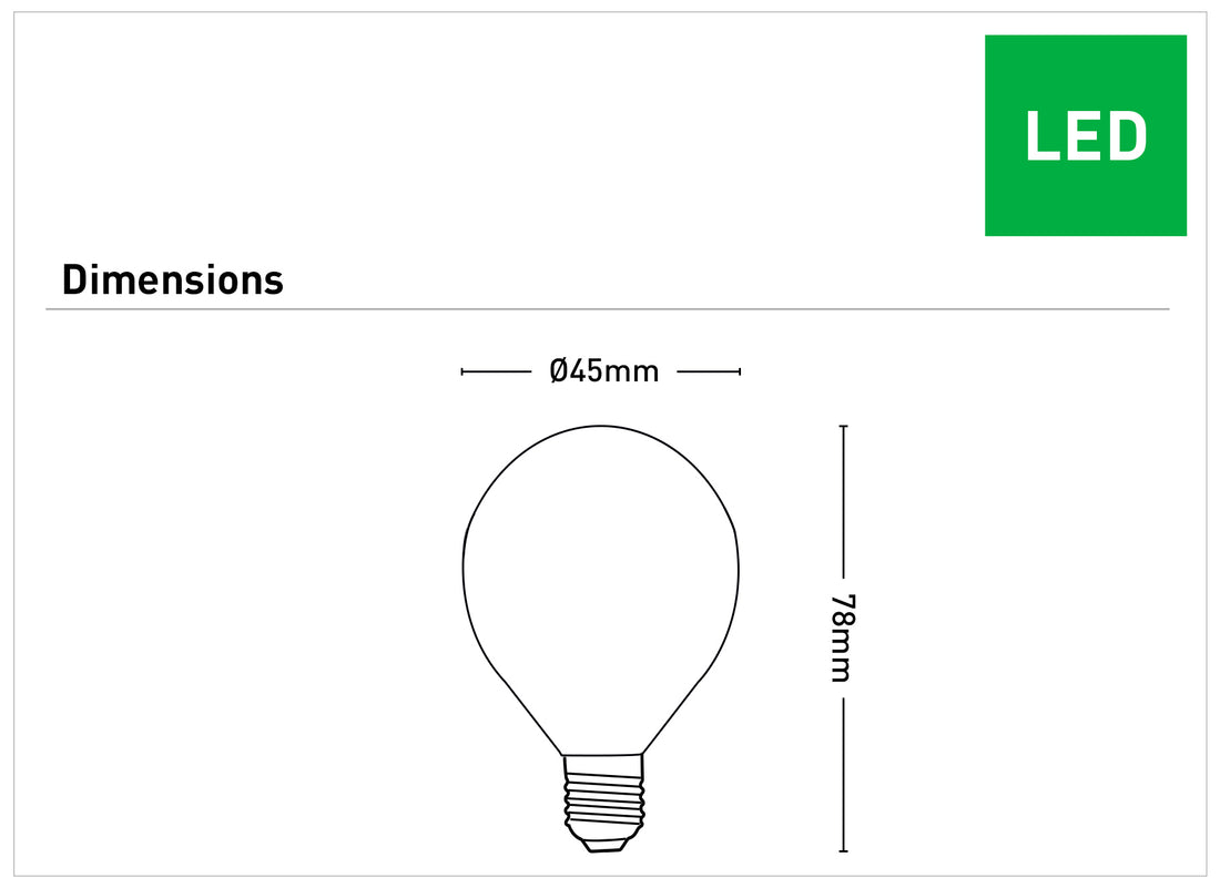 Fancy Round Filament Globe