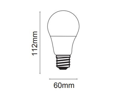 11W E27 GLS (A60) LED LAMP