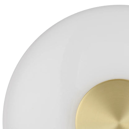 AMITY LED Wall Light - Brass Matt/Opal