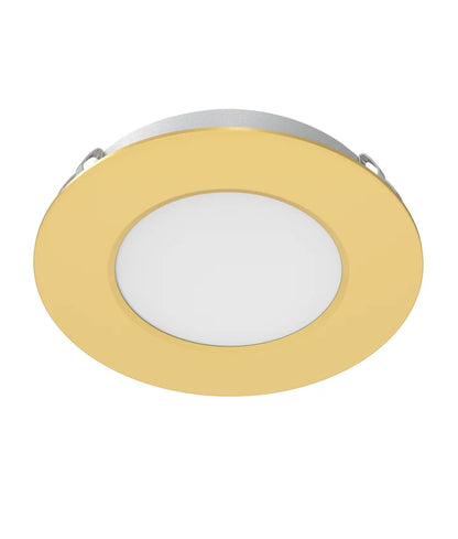 Surface Mounted or Recessed Option Cabinet Underbench LED Tri-CCT Utility Light - Satin Brass