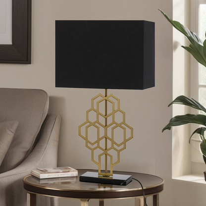 Akron Table Lamp Large- Black