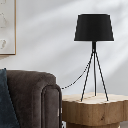 Anna Table Lamp- Black