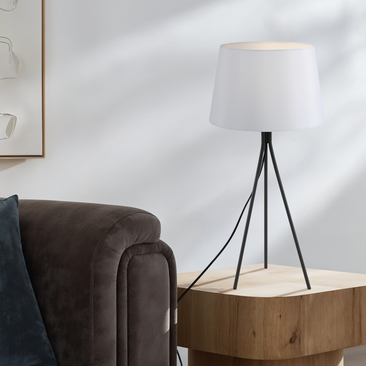 Anna Table Lamp- White