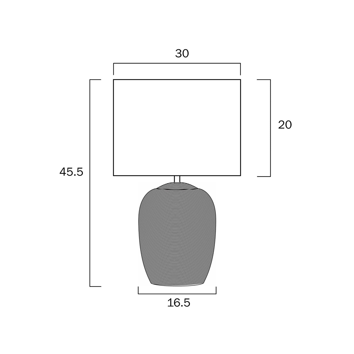 Arbro Ceramic Table Lamp