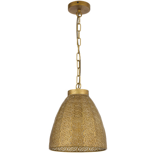 Aydin 28cm Pendant-Antique Brass