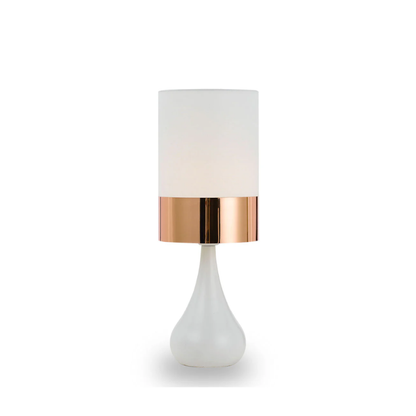 Akira Ceramic Table Lamp- Copper