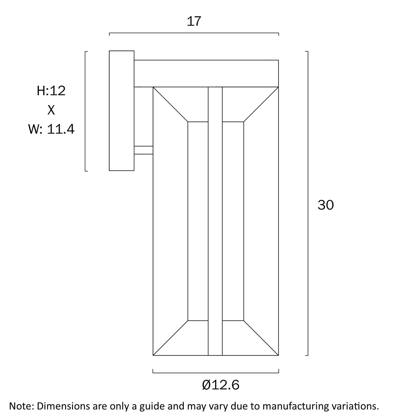 Brixon 30 Exterior Wall Lamp