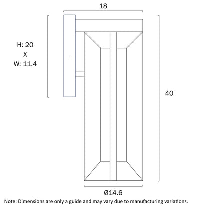 Brixon 40 Exterior Wall Lamp