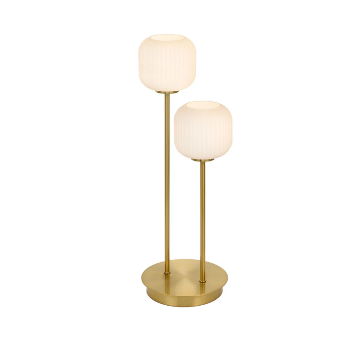 Bobo 2 Lights Table Lamp- Antique Gold