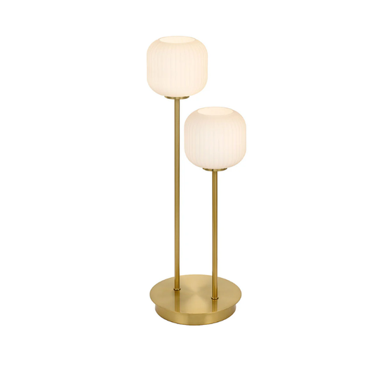 Bobo 2 Lights Table Lamp- Antique Gold