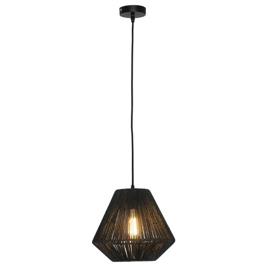 Bridgewater 1Lt Pendant Light-Black