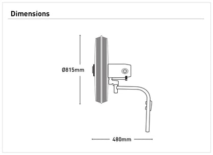 Broome 75cm Industrial Wall Fan