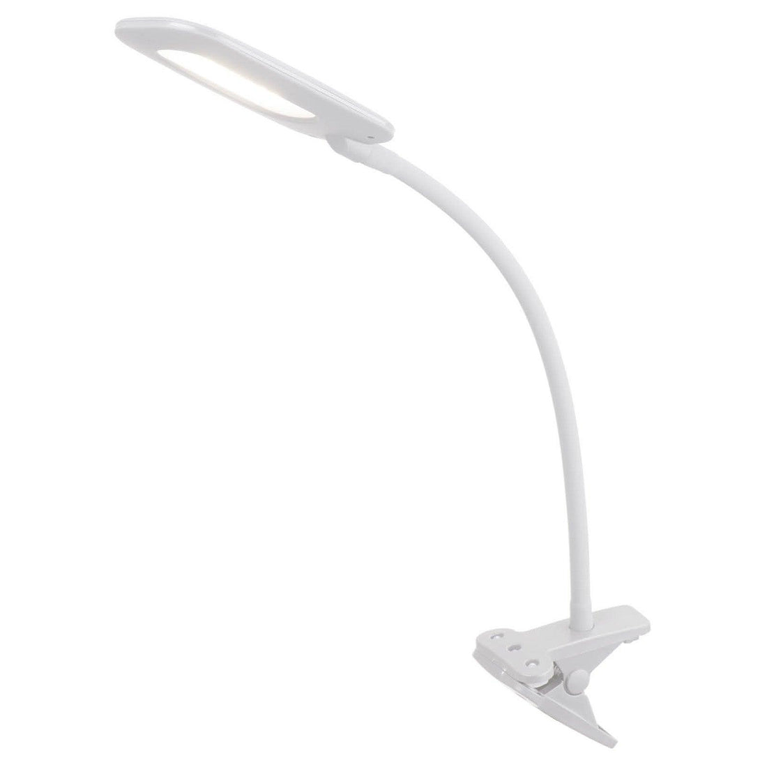 Bryce LED Clamp Table Lamp - White