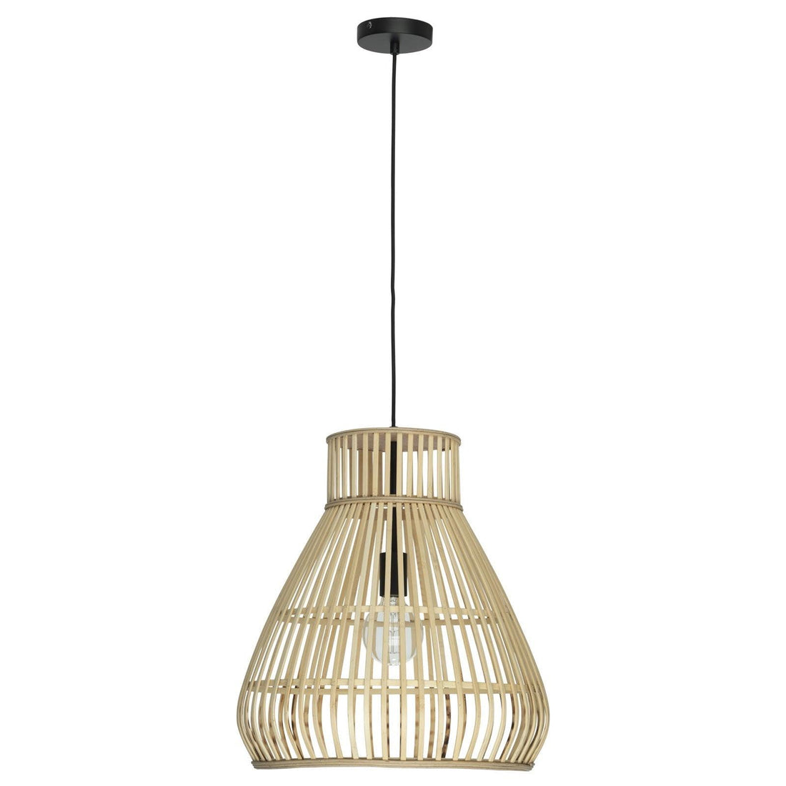 Byron 1Lt Bamboo Pendant Light