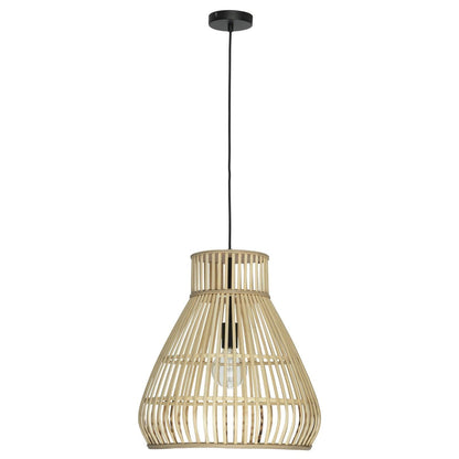 Byron 1Lt Bamboo Pendant Light