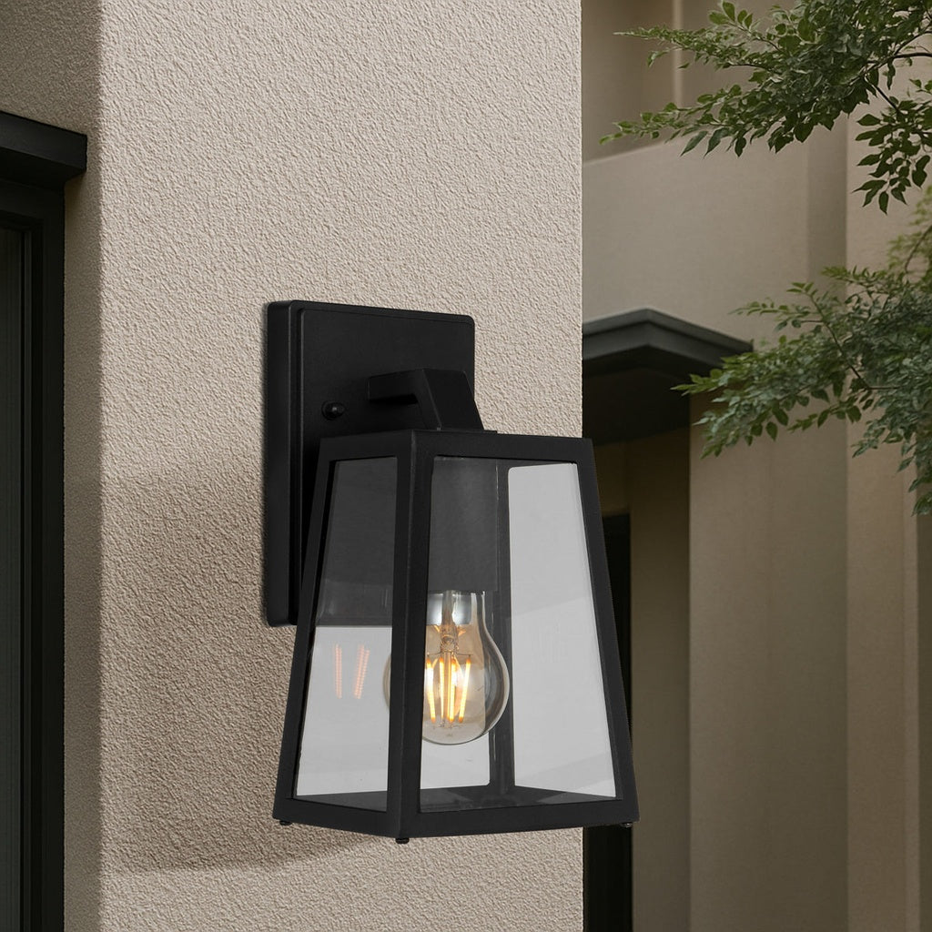 COSCA Exterior Wall Light Large - Black/Smoke