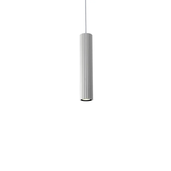 Calibo Canary Fluted 300mm Pendant - White