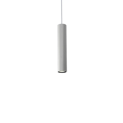 Calibo Canary Fluted 300mm Pendant - White