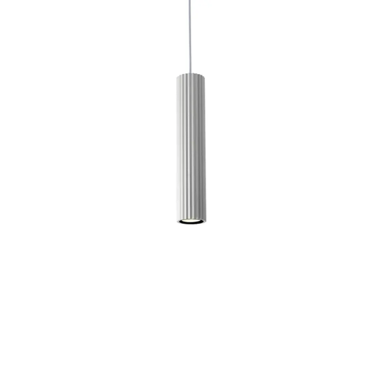 Calibo Canary Fluted 300mm Pendant - White