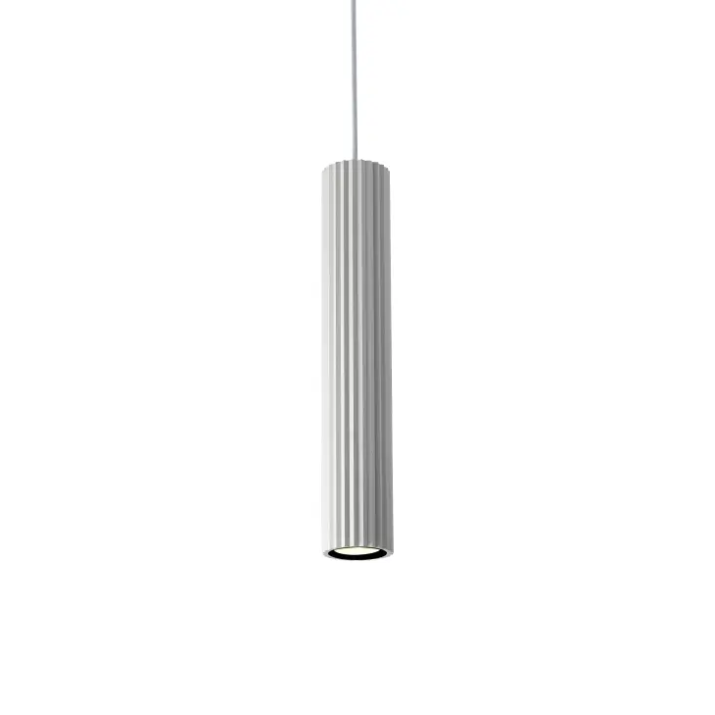 Calibo Canary Fluted 500mm Pendant - White