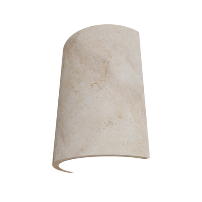 Calibo Inspire Crafted Travertine Up/Down Indoor Wall Light - Beige
