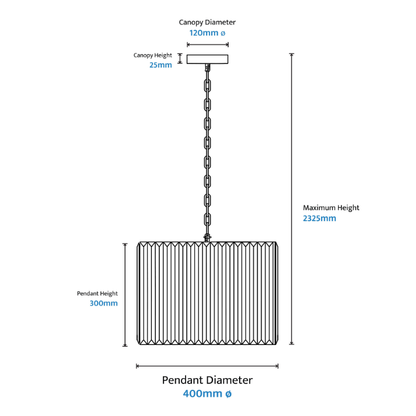 Calibo Crane Modern Luxe Crystal Pendant - Large(400mm Diameter)