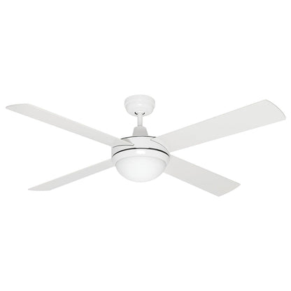 Caprice 132cm AC Ceiling Fan with Light - White