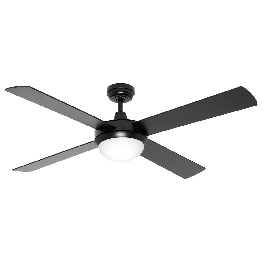 Caprice 132cm AC Ceiling Fan with Light - Black