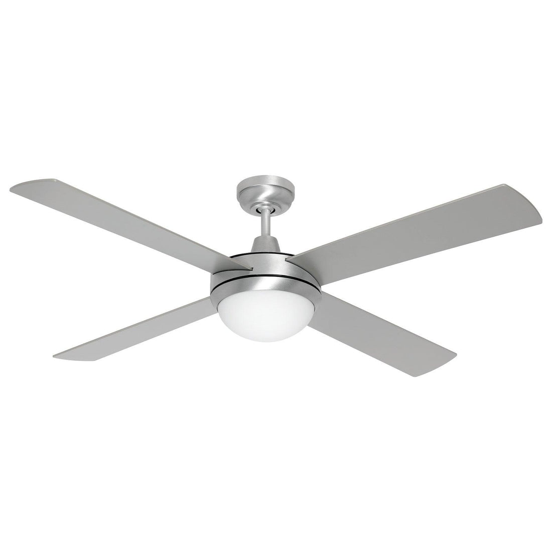 Caprice 132cm AC Ceiling Fan with Light - Brushed Steel